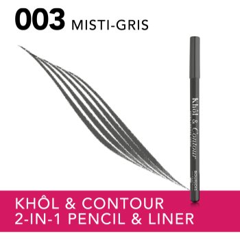Bourjois Khôl & Contour Extra Longue Tenue dermatograf persistent - imagine 3